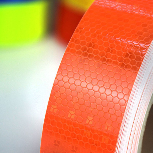 High Intesity Fluorescent Orange Reflective Adhesive Tape Best