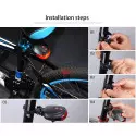 Hinten LED-Licht mit 2 Laser fur Fahrrad Bester Preis, Online