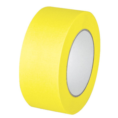 Ruban de masquage jaune en papier résistant aux rayons UV pour
