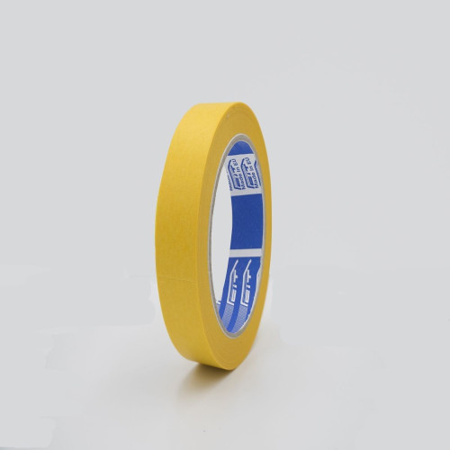 UV resistant yellow Car body Paper Masking Tape for outdoor use