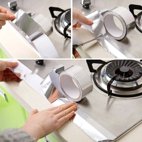 ruban d'argent en aluminium revêtement à haute température pour