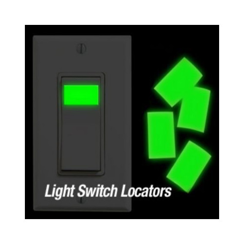 Autocollants phosphorescents pour interrupteur - 23 pièces
