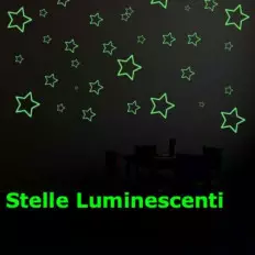 9 estrellas adhesivas fotoluminiscentes que brillan en la 2