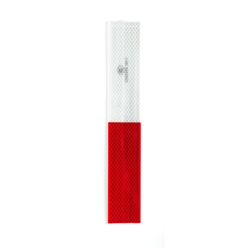 3M™ Series 580 Red and White Reflective Adhesive Strips - 30cm