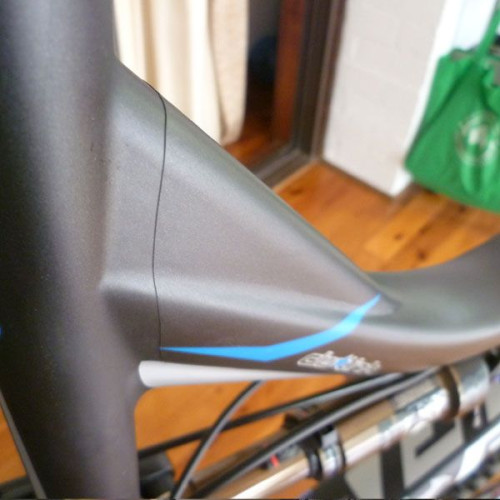 Transparente Klebebandfolie zum Schutz von Fahrrädern und