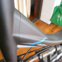 Transparente Klebebandfolie zum Schutz von Fahrrädern und