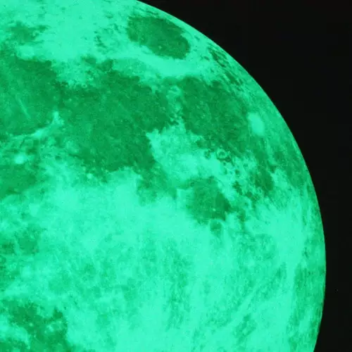 Glow in the dark luminous and phosphorescent moon - 30 cm Shop