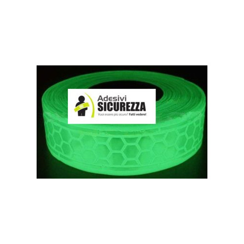 Banda de costura reflectante y foto luminiscente que se ilumina