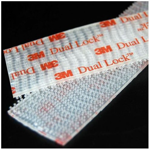 Velcro adesivo 3M™ trasparente rettangoli 25 mm x 5 cm Dual