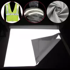 High visibility EN471 approved silver reflective fabric sew on 2
