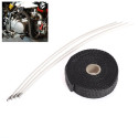 Exhaust heat wrap for manifold and exhaust pipes, car/motorcycle, universal 25mm x 5m