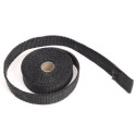 Exhaust heat wrap for manifold and exhaust pipes, car/motorcycle, universal 25mm x 5m