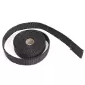 Fita térmica para coletor e escape de carro/moto, universal 25mm x 5m