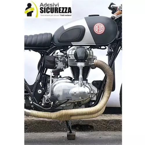 Cinta térmica para colector y escape de coche/moto, universal 25mm x 5m