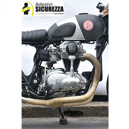 Fita térmica para coletor e escape de carro/moto, universal 25mm x 5m