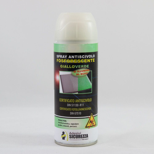 Spray Antiscivolo Fosforescente Antinfortunistica Professionale