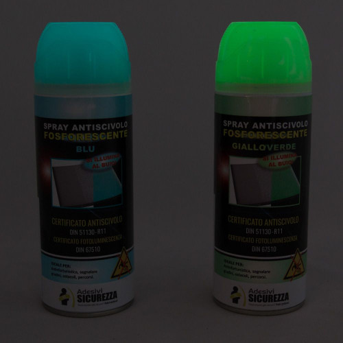 Spray Antiscivolo Fosforescente Antinfortunistica Professionale