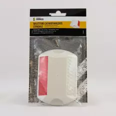 Reflector de carretera para suelo en plastica blanca -