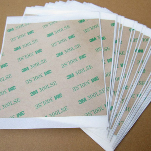 5 Blätter 3M ™ 300LSE 9495LE 100 x 100mm transparenter