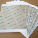 5 feuilles 3M ™ 300LSE 9495LE 100x100mm adhésifs double face