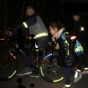 11 Reflective smile smile stickers for bikes, backpacks