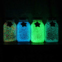 Fluorescent and luminous glass sand glows in the dark - 1/2 mm