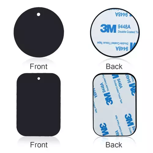 Plaque métallique originale avec double face 3M ™ Support