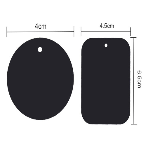 Plaque métallique originale avec double face 3M ™ Support