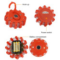 Led flashing street light for visibility in case of breakdown