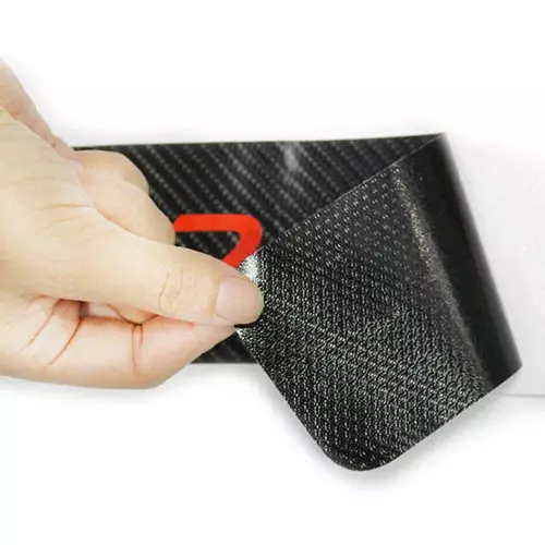 4 carbon-fiber scratch-resistant protective stickers for car