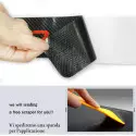 4 carbon-fiber scratch-resistant protective stickers for car