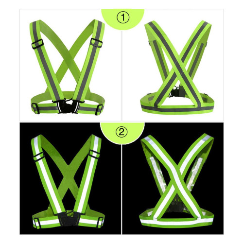 Jaquetas universais de alta visibilidade para ciclismo