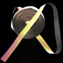Nastro riflettente arcobaleno con sfumature olografiche da