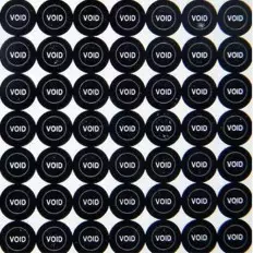 1000 etiquetas adhesivas garantizan sellos 0. 2