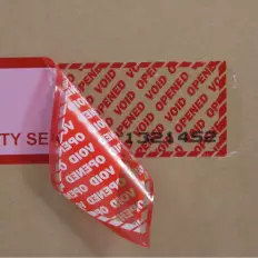 60 Sicherheitsbänder Tamper Anti-Manipulation Etiketten mit 2