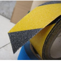 Black and Yellow Chevron Hazard Anti Slip adhesive tape for