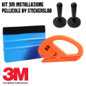 Kit d'application d'emballage de voiture (Spatule 3M bleue -