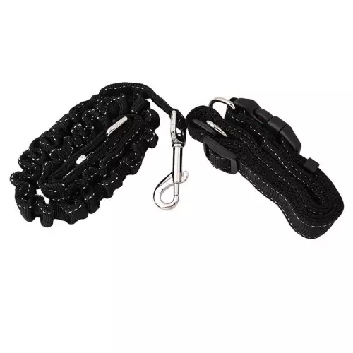 Coleira elástica para corrida / caminhada com cães equipados