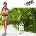 Correa elástica para correr / caminar con perros equipados con