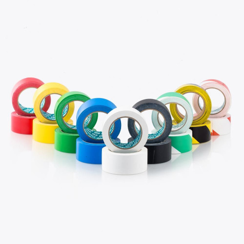 Fita adesiva para marcação de piso 25/50/75 mm x 33 MT Melhor