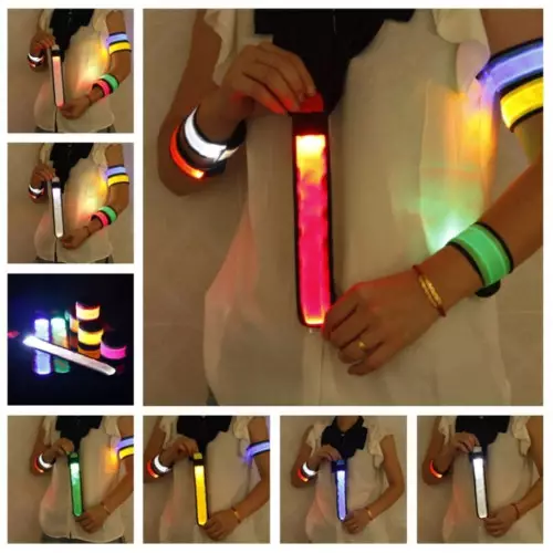Bracciale luminoso Led da braccio o caviglia in 7 colori