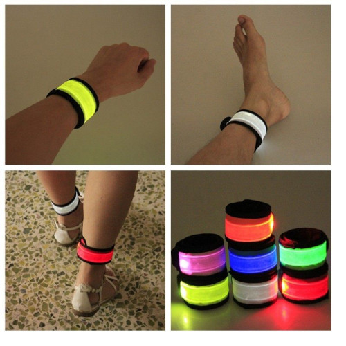 Brazalete luminoso LED de seguridad para deporte en 7 colores