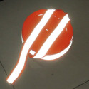 Nastro riflettente rifrangente da cucire combinato arancio fluo