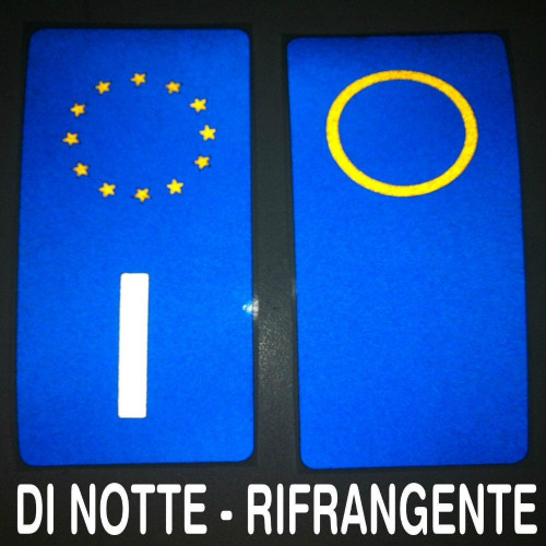 4 Autocollants en vinyle ultra résistant pour plaque