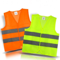 Chaleco reflectante fluorescente amarillo / rojo de alta