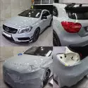 Pellicola adesiva grigio cemento lucido per car wrapping e