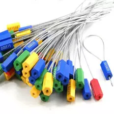 Sellos de seguridad con cable de acero de 1.8 mm con numeración