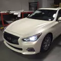 Pellicola adesiva bianco perlato opaco per car wrapping e