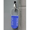 Padlock security seals with plastic / metal closure and serial