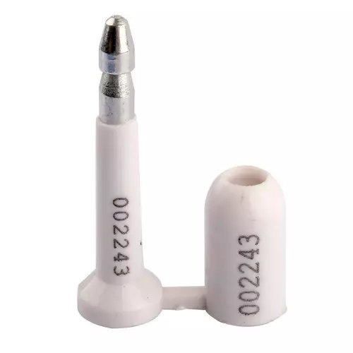 Security nail seals for ISO / PAS 17712 container with serial